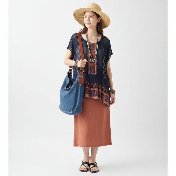 Embroidered Tunic Top By A Beautiful Soul NEW 18 20 Plus - Picture 7 of 9